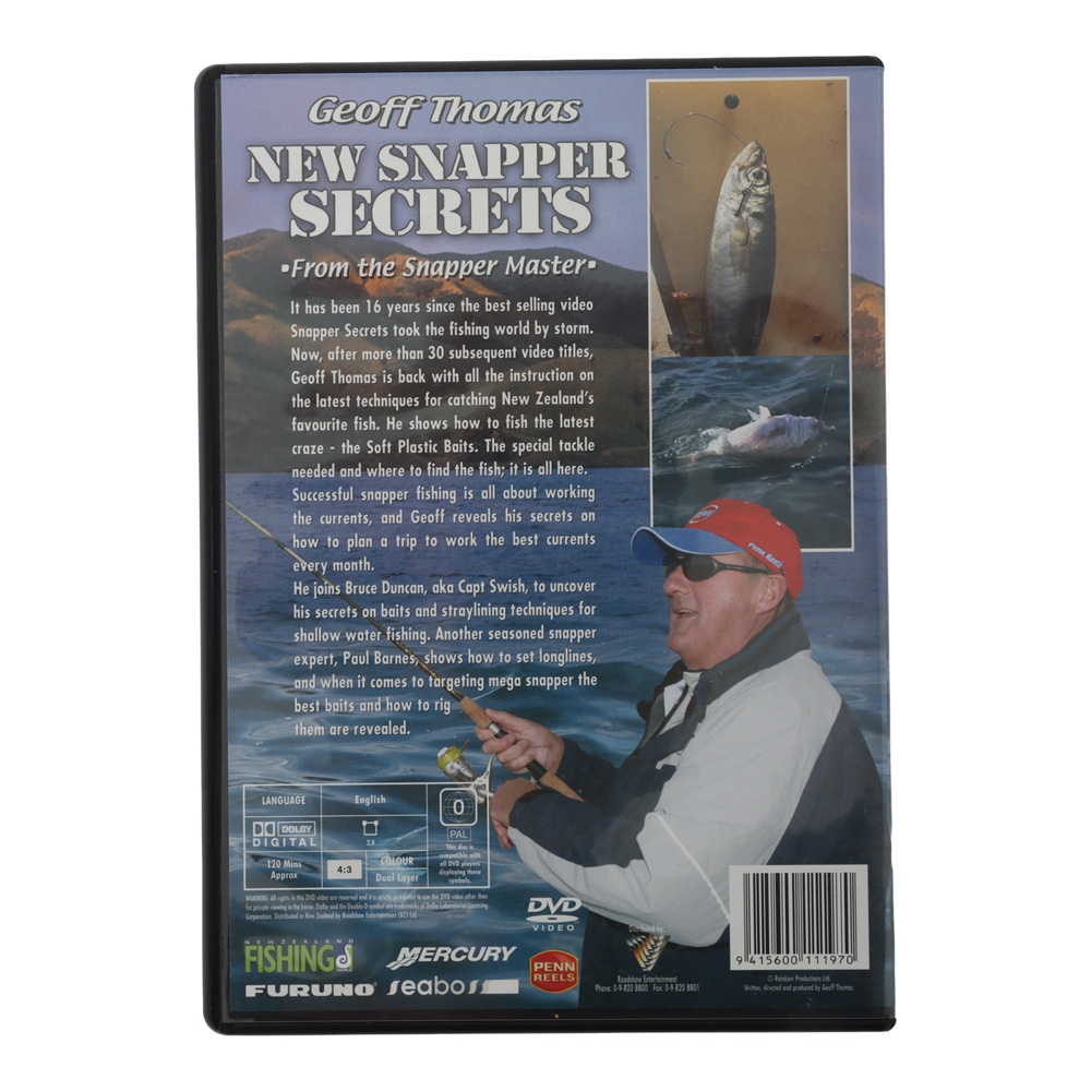 Geoff Thomas New Snapper Secrets DVD
