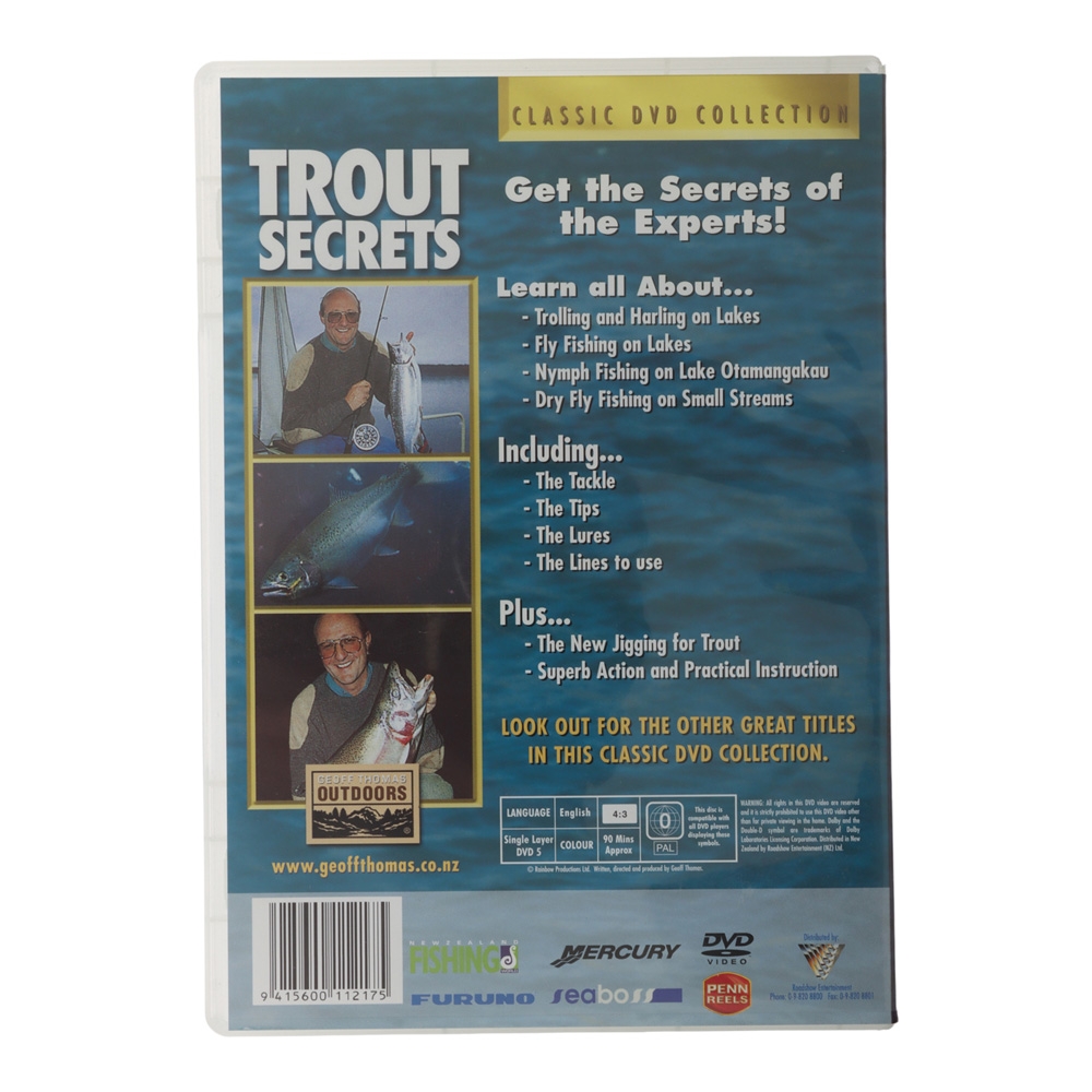 Geoff Thomas The Original Classic Series Trout Secrets DVD