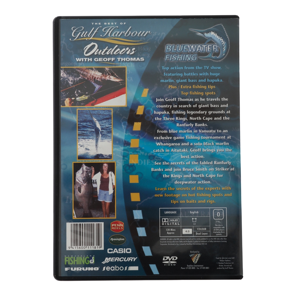 Geoff Thomas The Best of Gulf Harbour Bluewater Fishing DVD