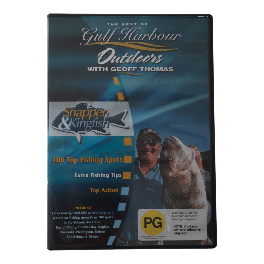 Geoff Thomas The Best of Gulf Harbour Snapper and Kingfish DVD