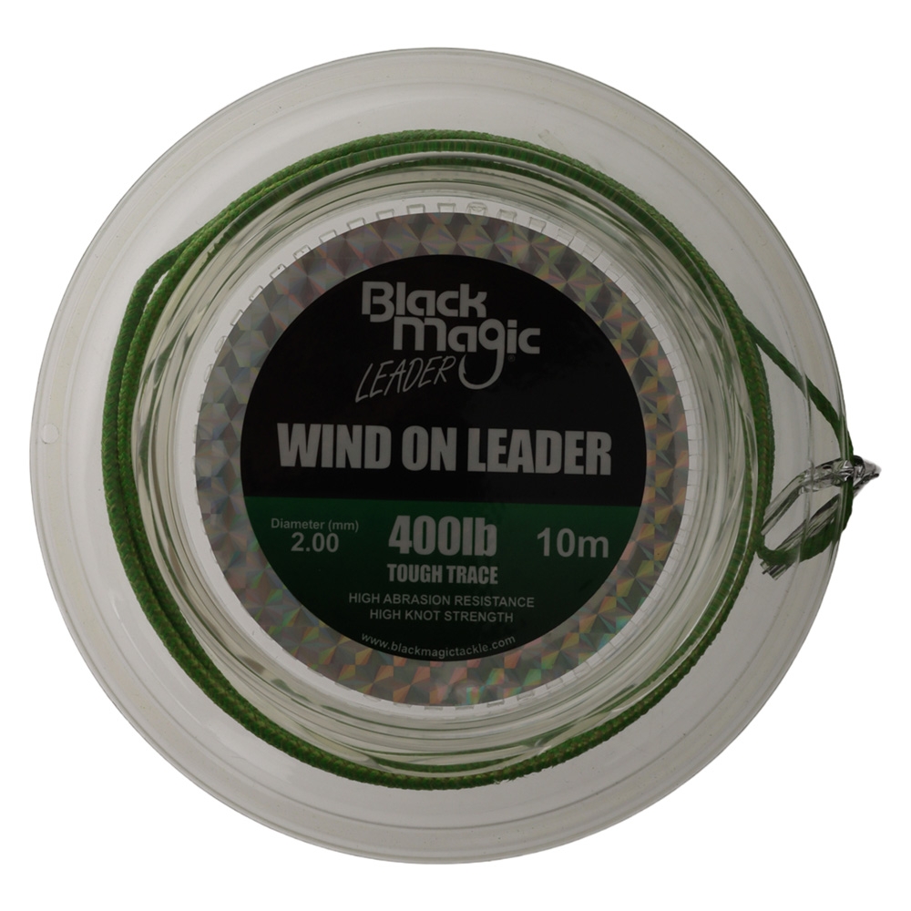 Black Magic Tough Trace Mono Leader Wind-On 10m 400lb 2.00mm