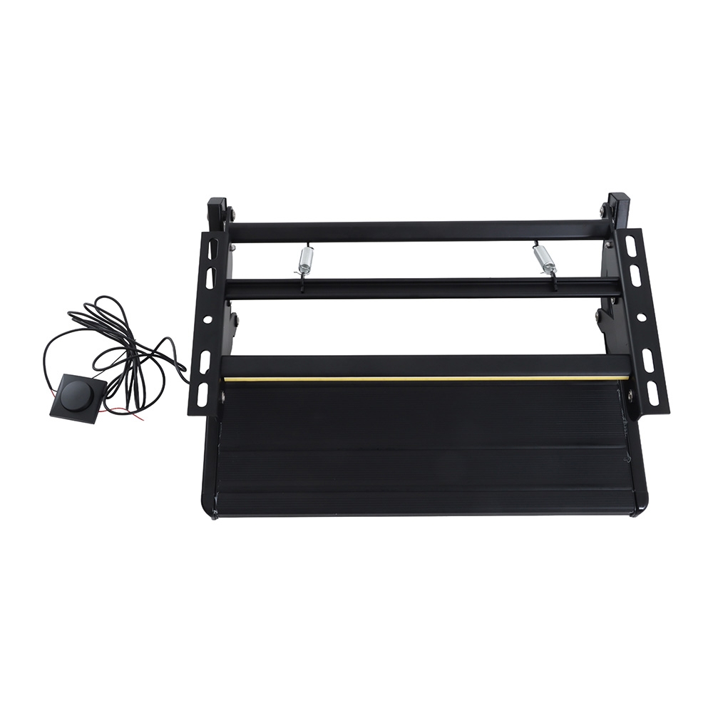 On the Road RV Manual Single Folding Step with LED Light 