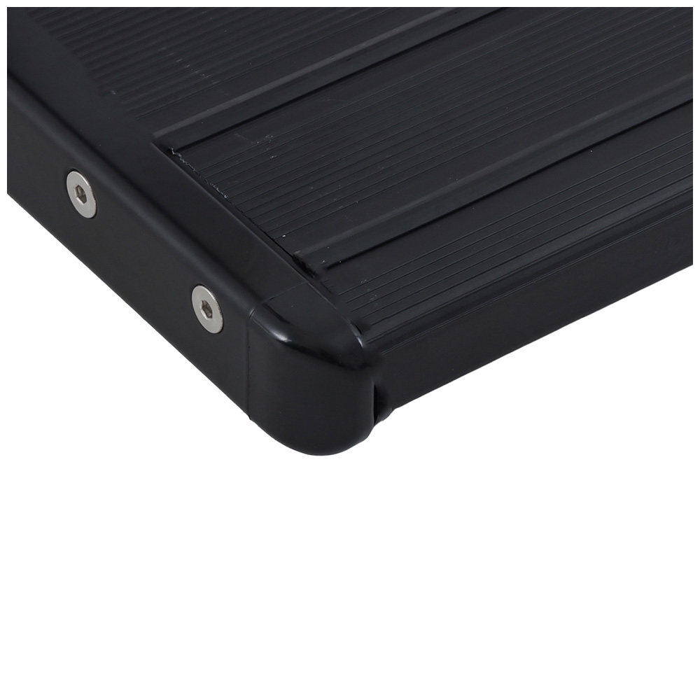 On the Road RV Manual Single Folding Step with LED Light 