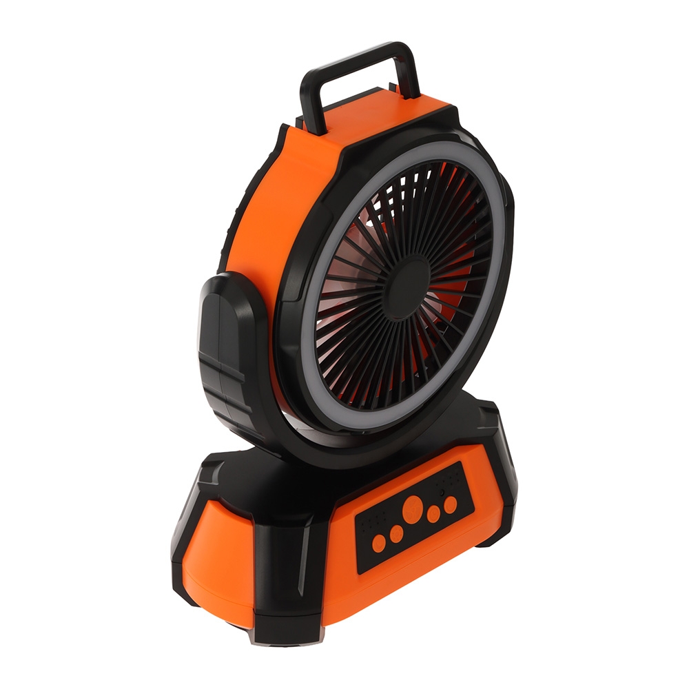 Fantastic Portable Rechargeable Camping Fan w/ LED Light 20000mAh