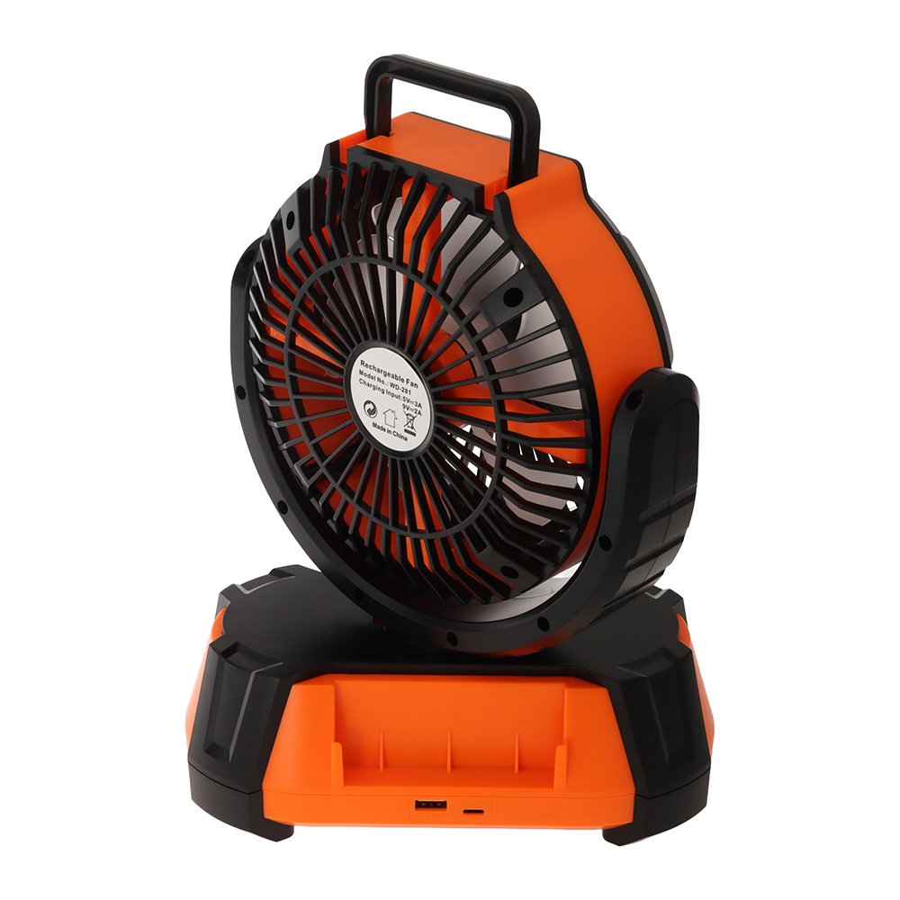 Fantastic Portable Rechargeable Camping Fan w/ LED Light 20000mAh