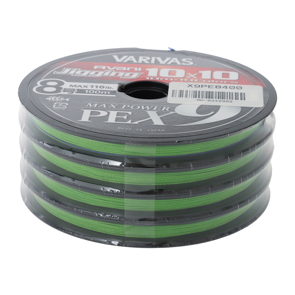 Varivas Avani Jigging 10x10 Max Power PE X9 Braid 400m PE8 116lb