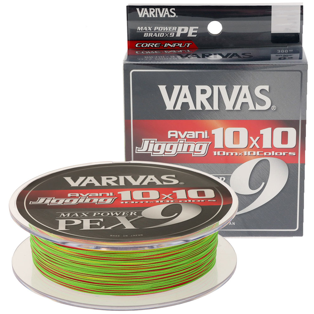 Varivas Avani Jigging 10x10 Max Power PE X9 Braid 300m PE5 80lb