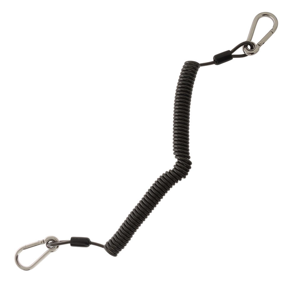 Precision Angling Coiled Game Rod Safety Leash 3m