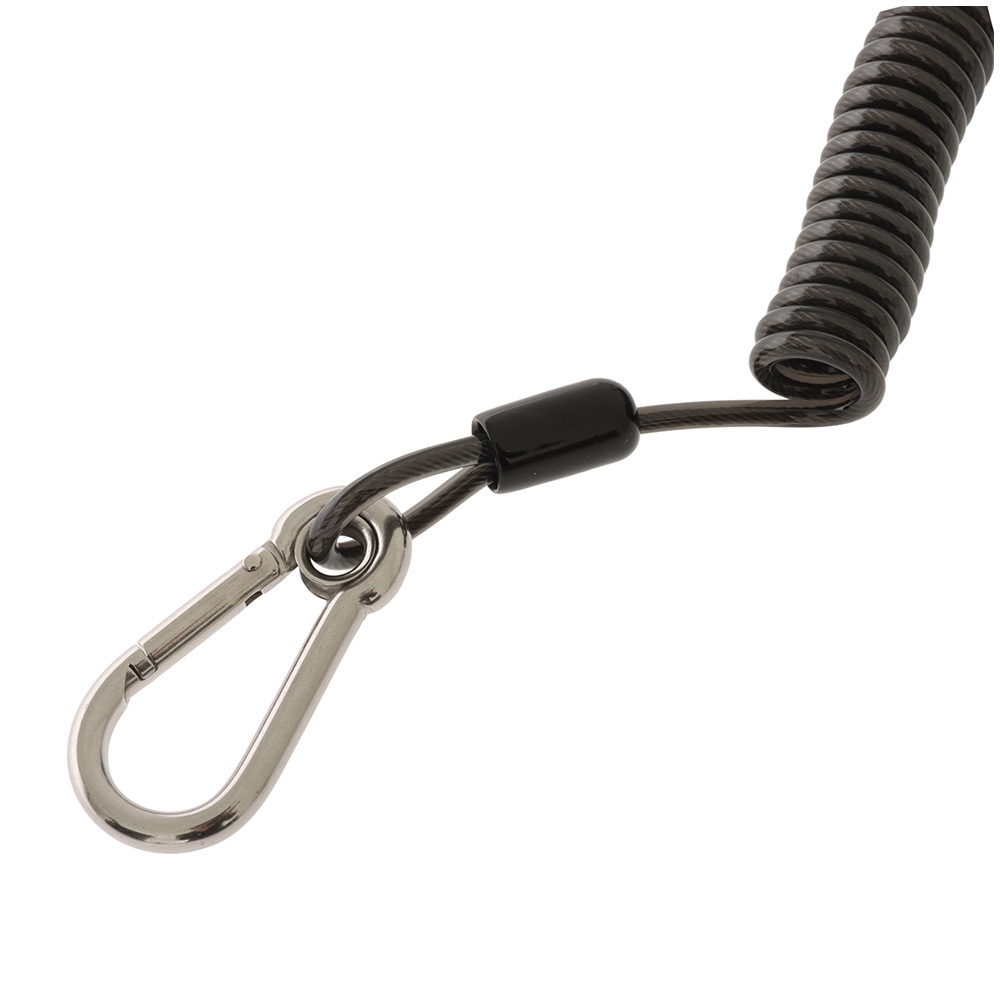 Precision Angling Coiled Game Rod Safety Leash 3m