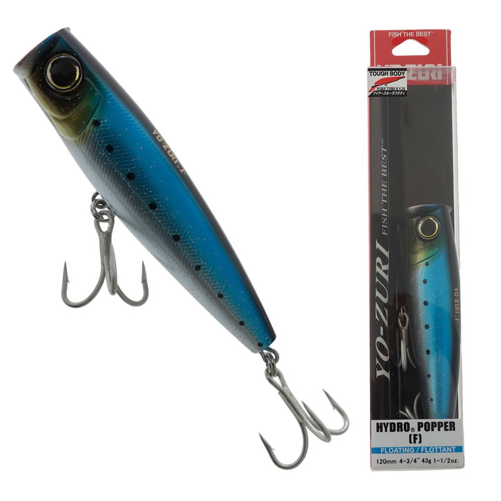 Yo-Zuri Hydro Popper Floating Lure 120mm 43g Sardine