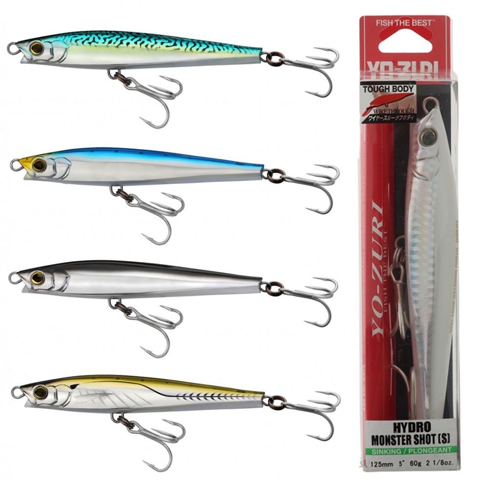 Yo-Zuri Hydro Monster Shot Sinking Stickbait Lure 125mm 60g