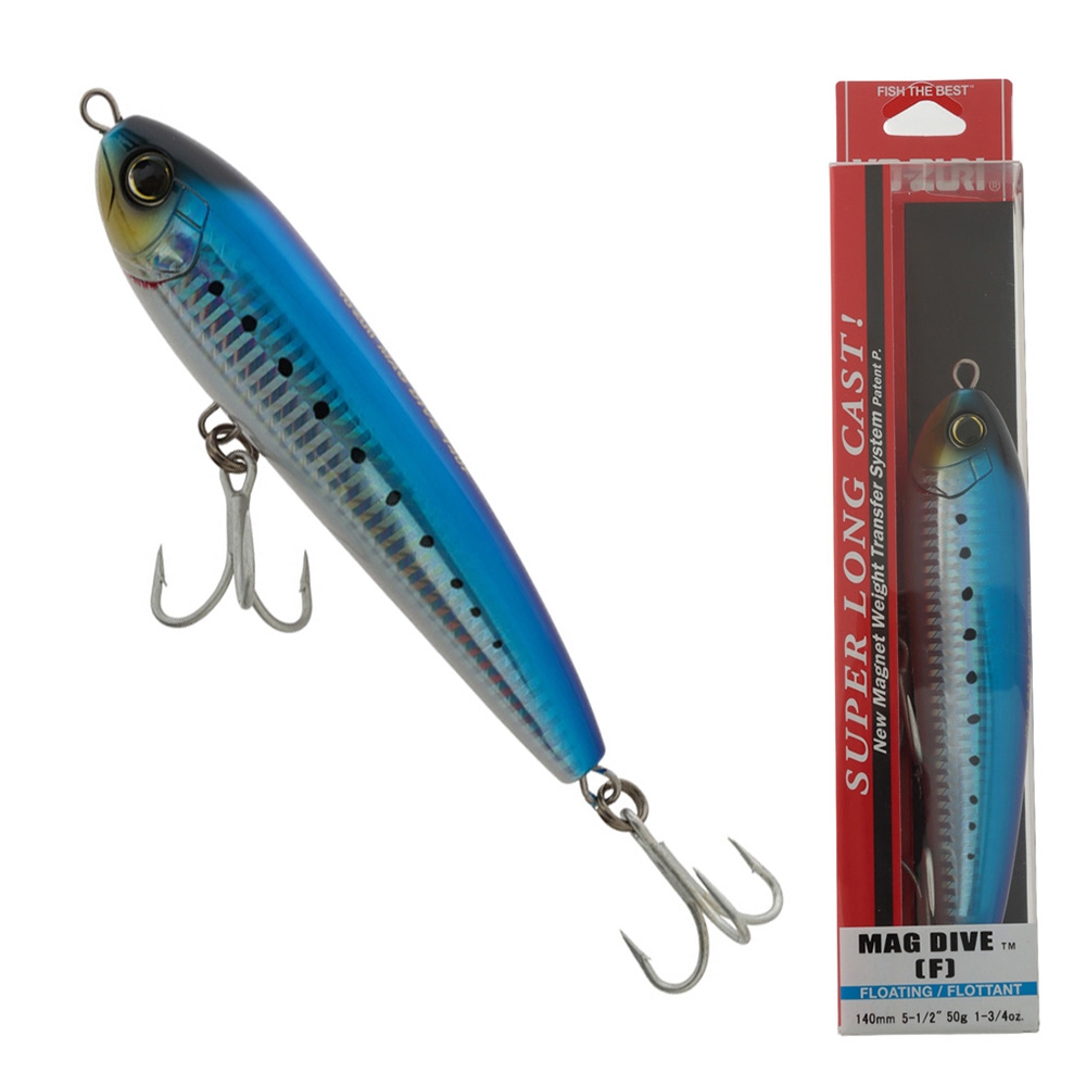 Yo-Zuri Mag Dive Floating Diving Pencil Lure 140mm 50g Sardine