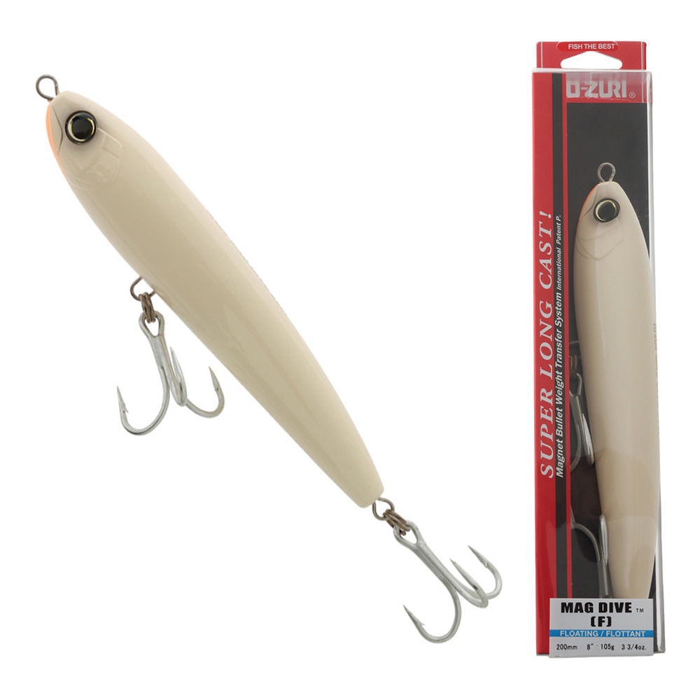 Yo-Zuri Mag Dive Floating Diving Pencil Lure 200mm 105g Bone