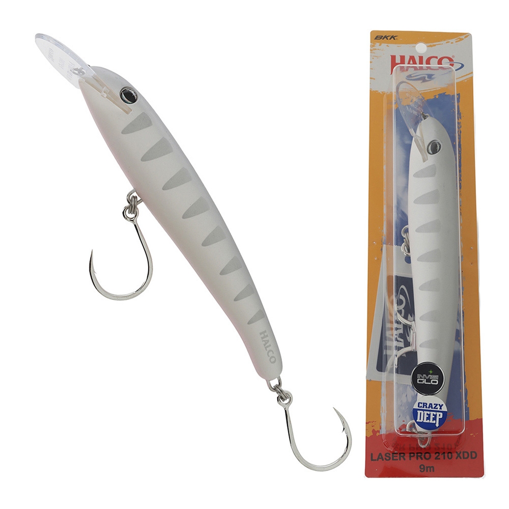 Halco Laser Pro 210 Trolling Lure 210mm 90g Silver Shadow