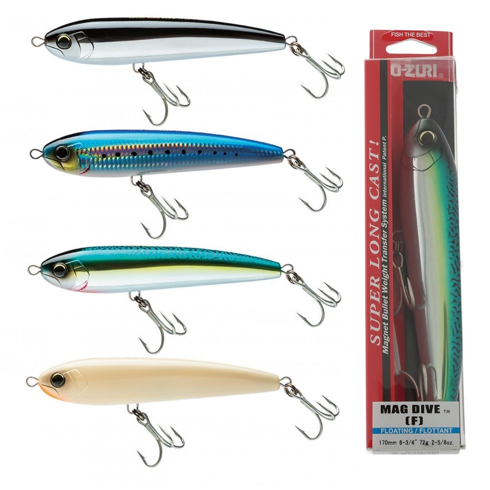Yo-Zuri Mag Dive Floating Diving Pencil Lure 170mm 80g