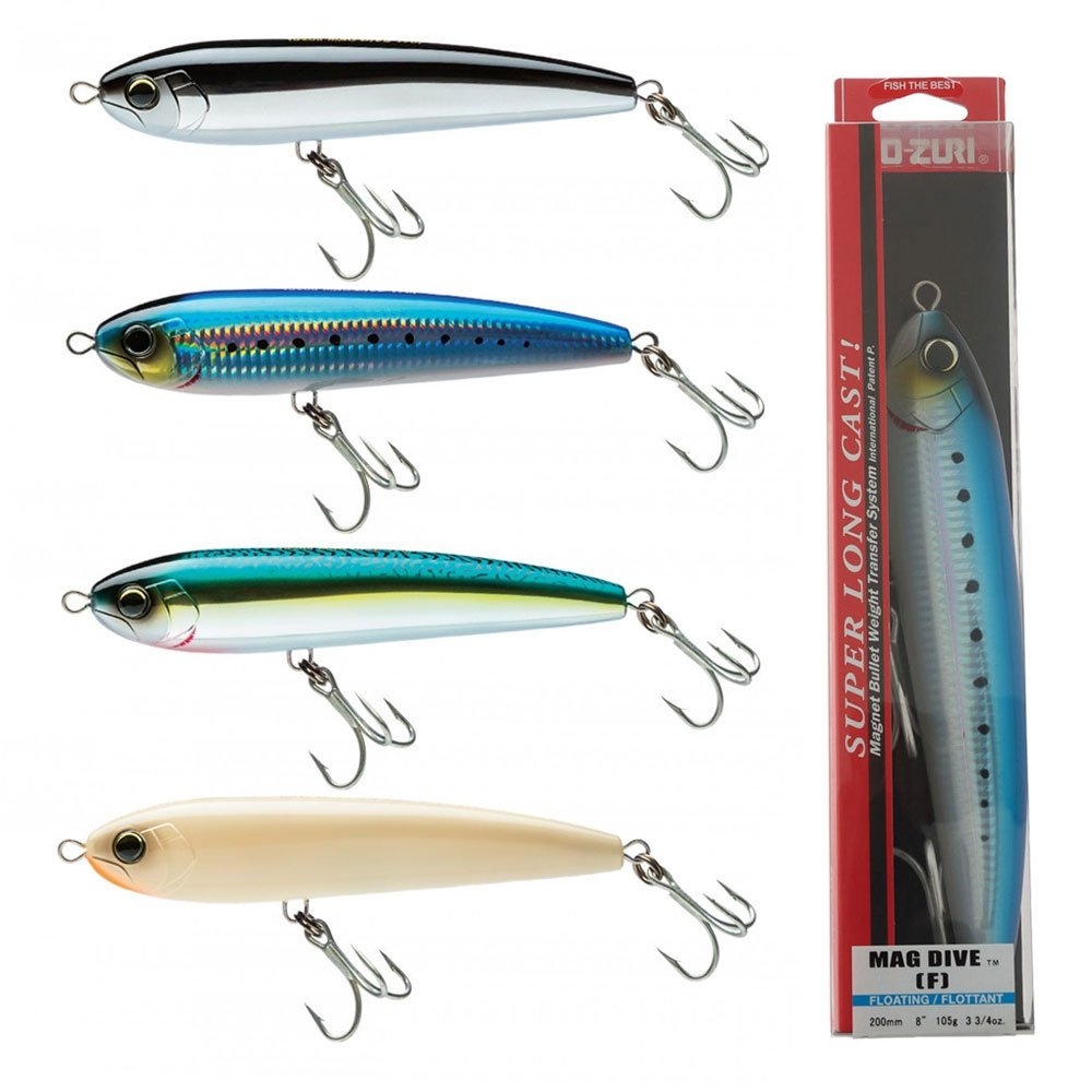 Yo-Zuri Mag Dive Floating Diving Pencil Lure 200mm 105g
