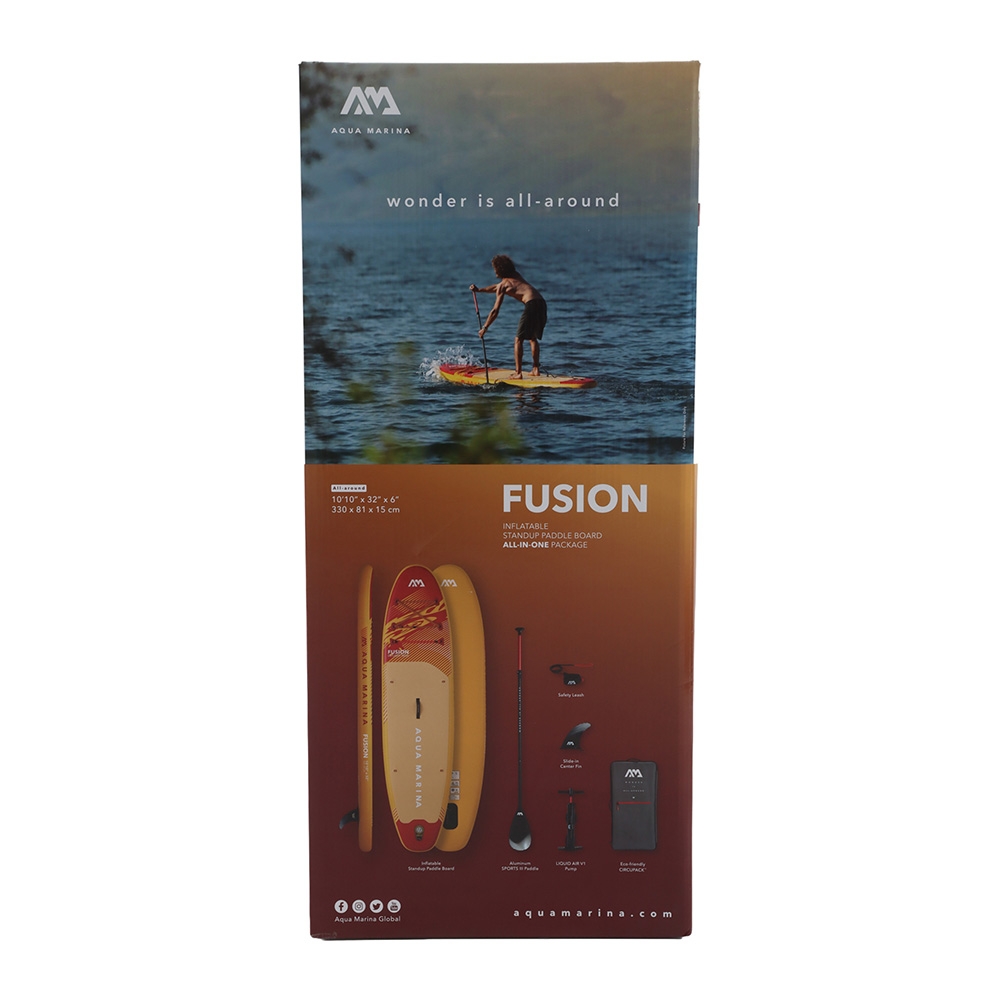 Aqua Marina 2026 Fusion All-Around Inflatable Stand Up Paddle Board 10ft 10in