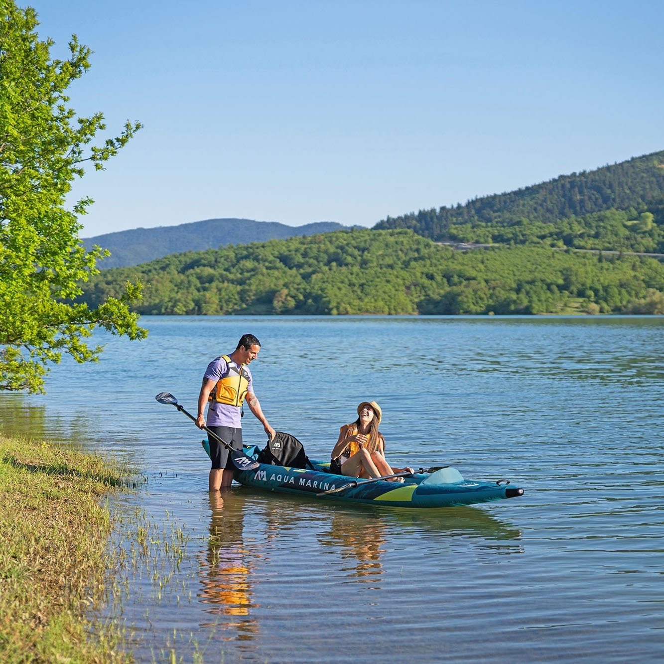 Aqua Marina Steam All-Around 2 Person Inflatable Kayak 13ft 6in