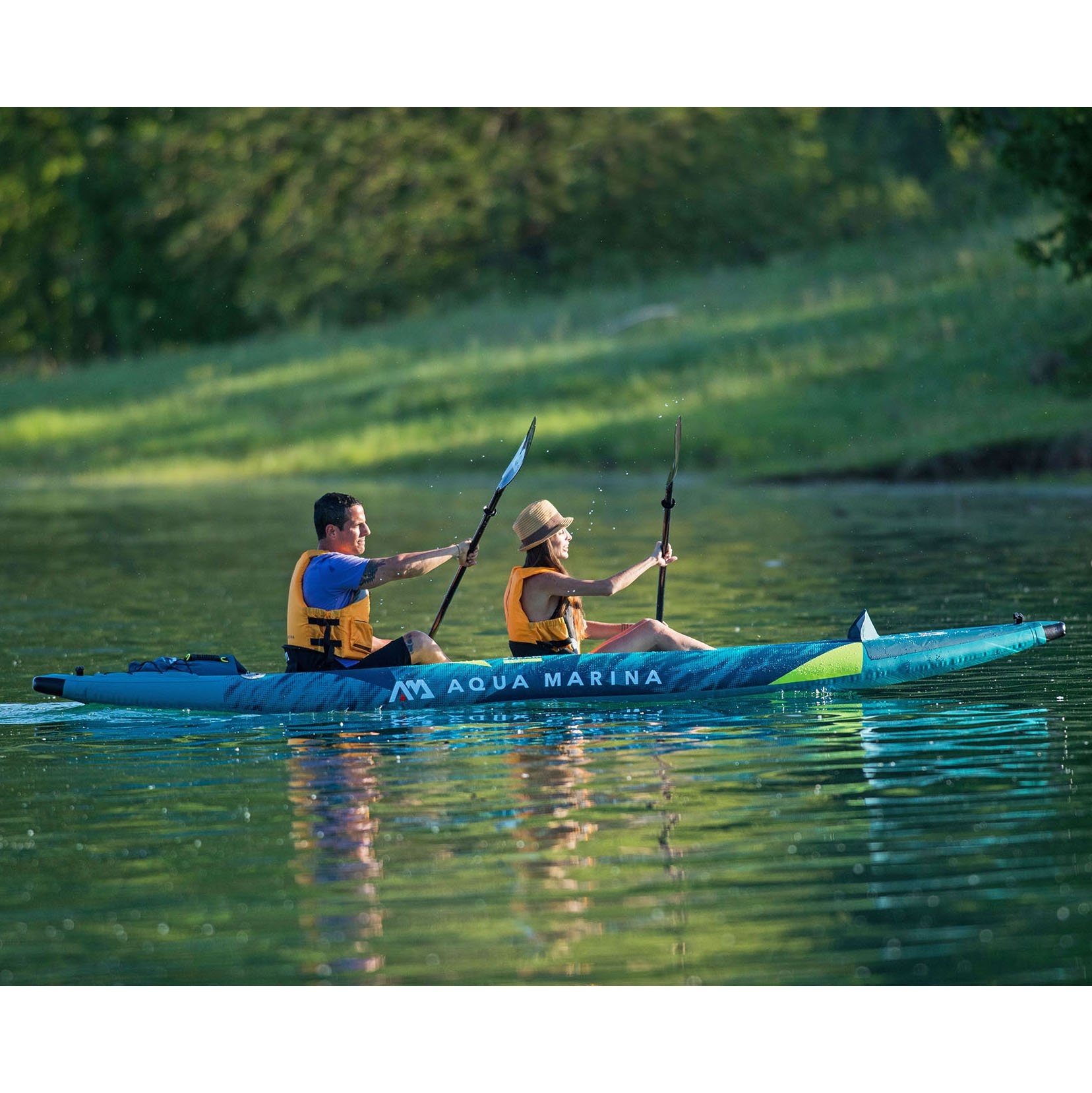 Aqua Marina Steam All-Around 2 Person Inflatable Kayak 13ft 6in