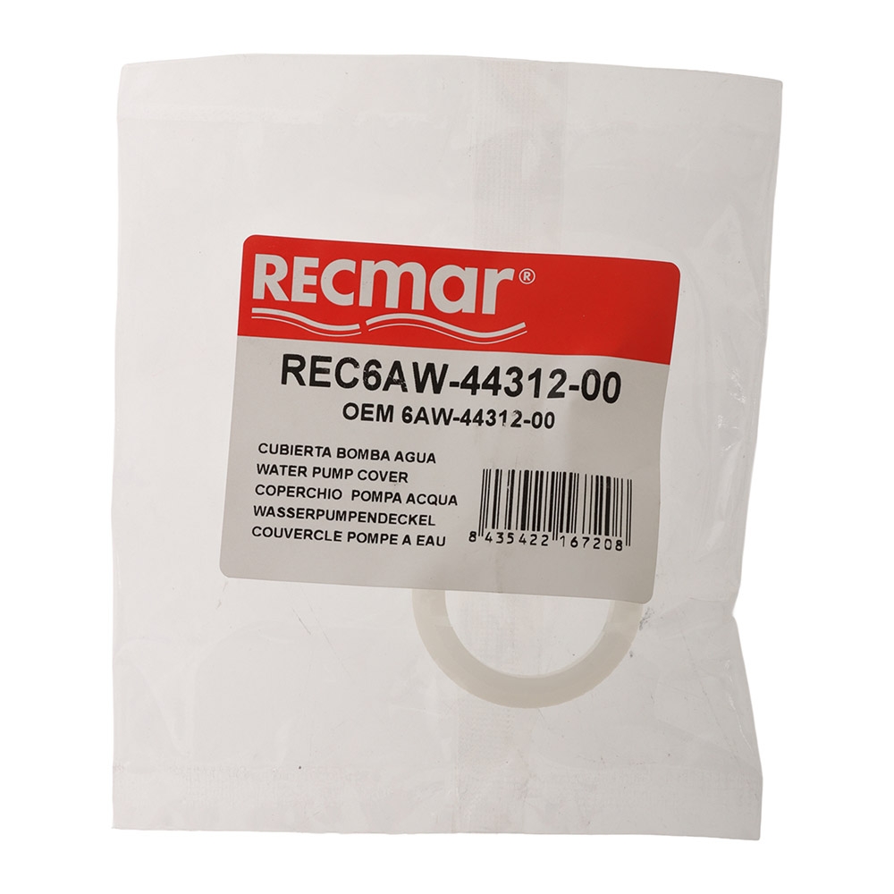 Recmar Water Pump Cover 6AW-44312-00 for Yamaha F225F/F250D