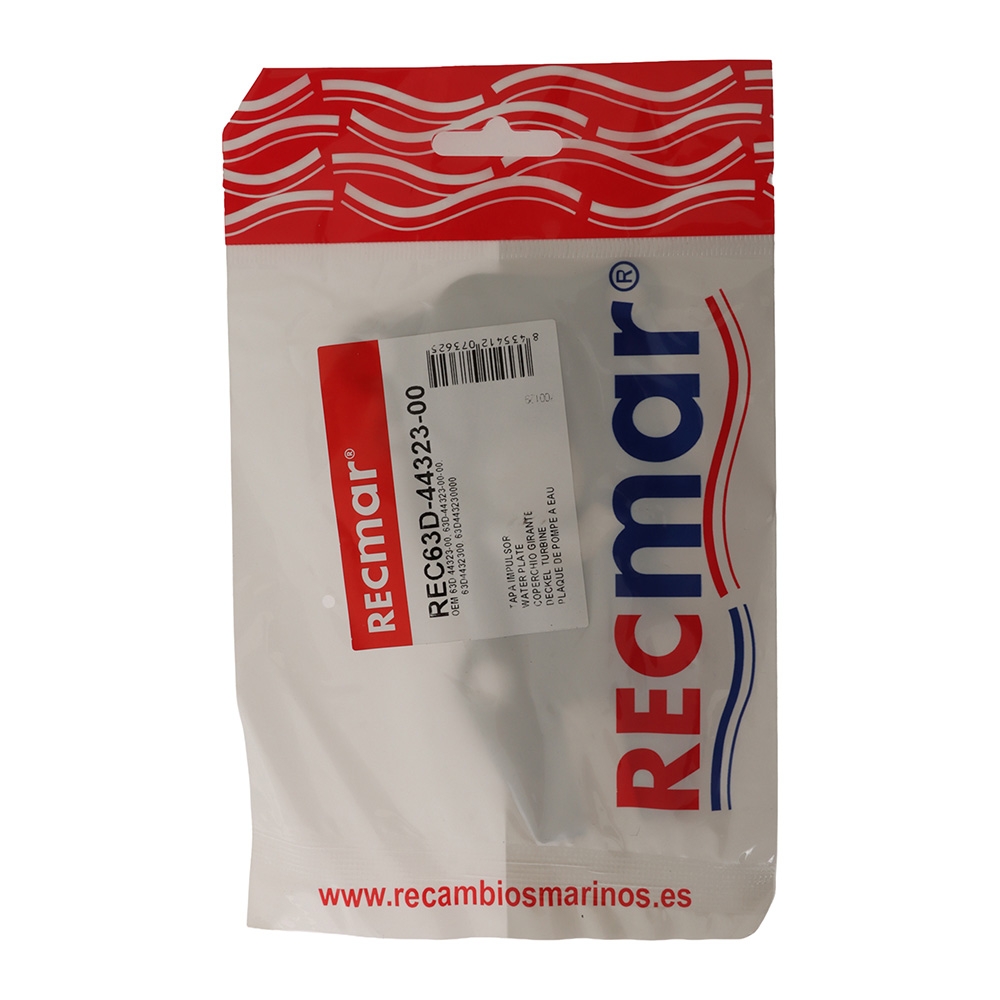 Recmar Outer Water Plate 63D-44323-00 for F30/40/45/50/60