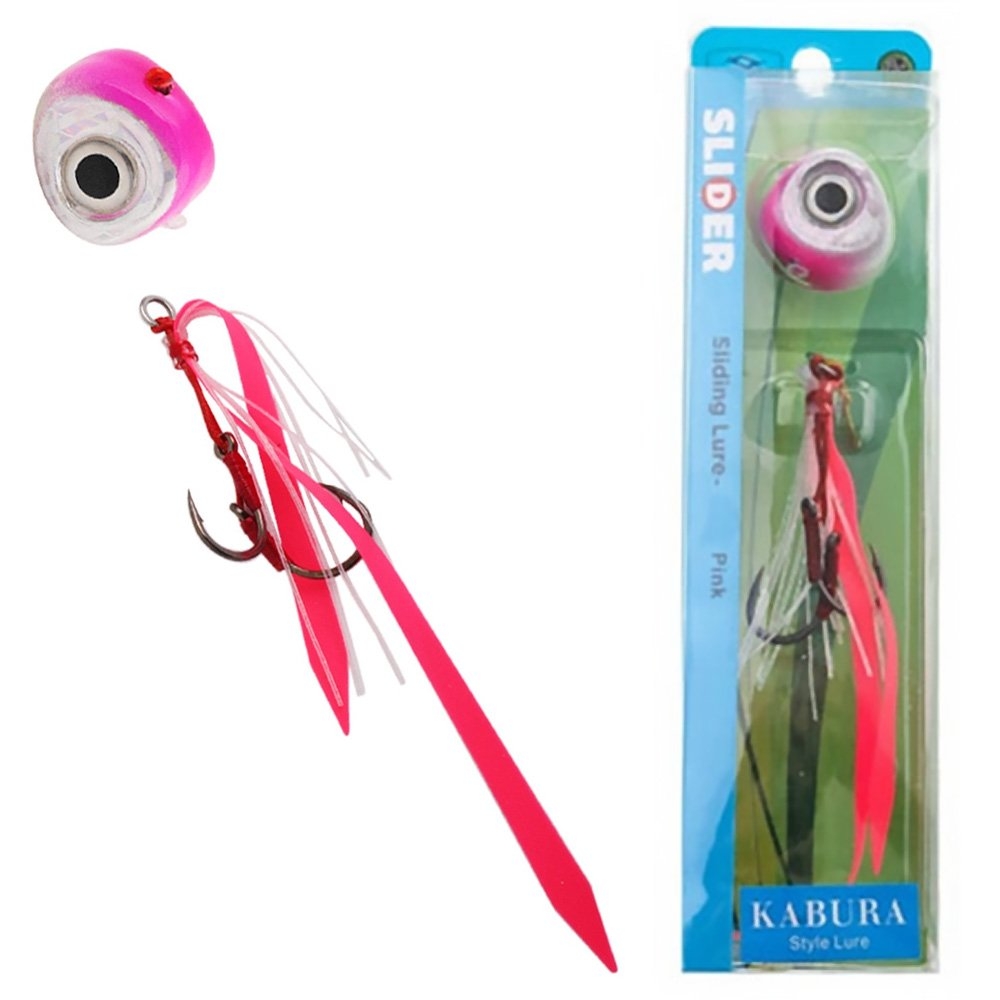 Ocean Angler Slider Rig 80g Pink/White
