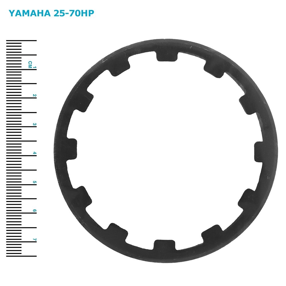 Recmar Lower Unit Bearing Carrier Lock Nut