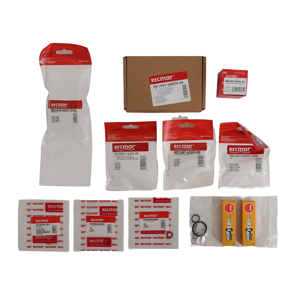 Recmar Service Maintenance Kit for Yamaha FT8 D/G / FT9.9G / FT9.9J  Outboard Engines