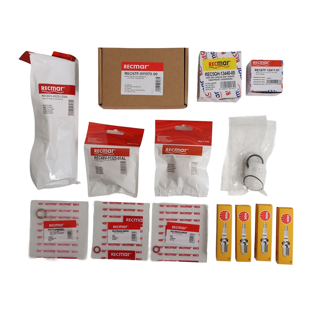 Recmar Service Maintenance Kit for Yamaha F80A / F100A Outboard Engines