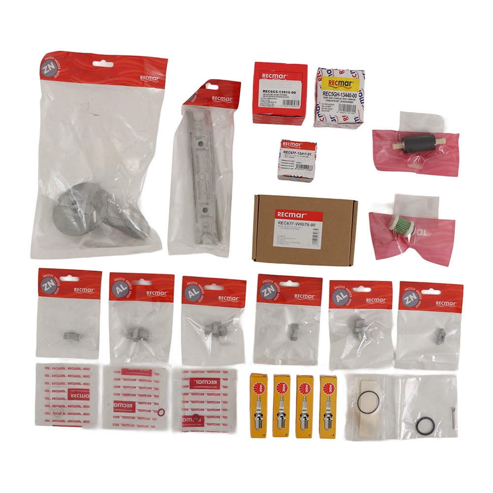 Recmar Service Maintenance Kit for Yamaha F80B 2005 Onwards Outboard Engines
