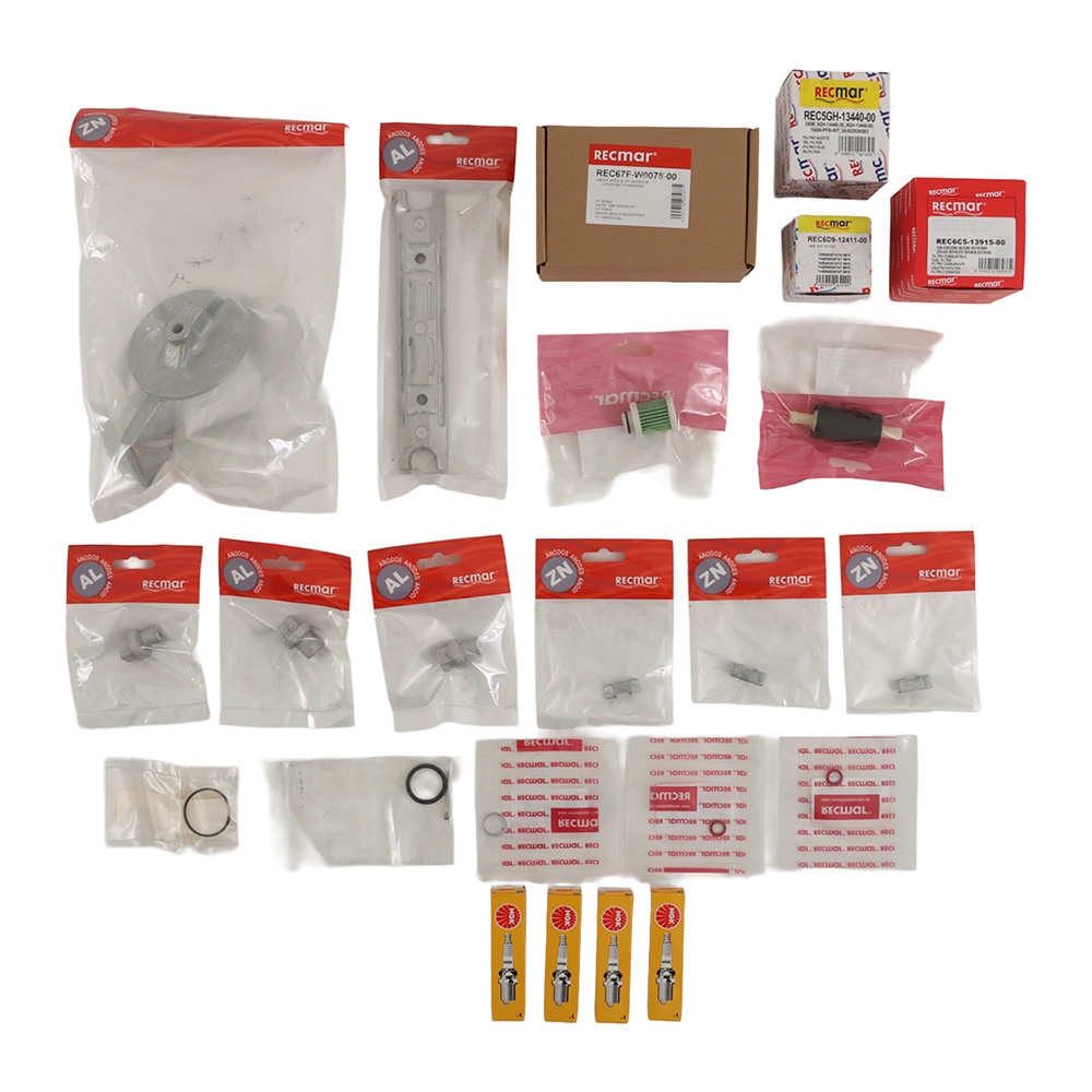 Recmar Service Maintenance Kit for Yamaha F100D 2005 Onwards Outboard Engines