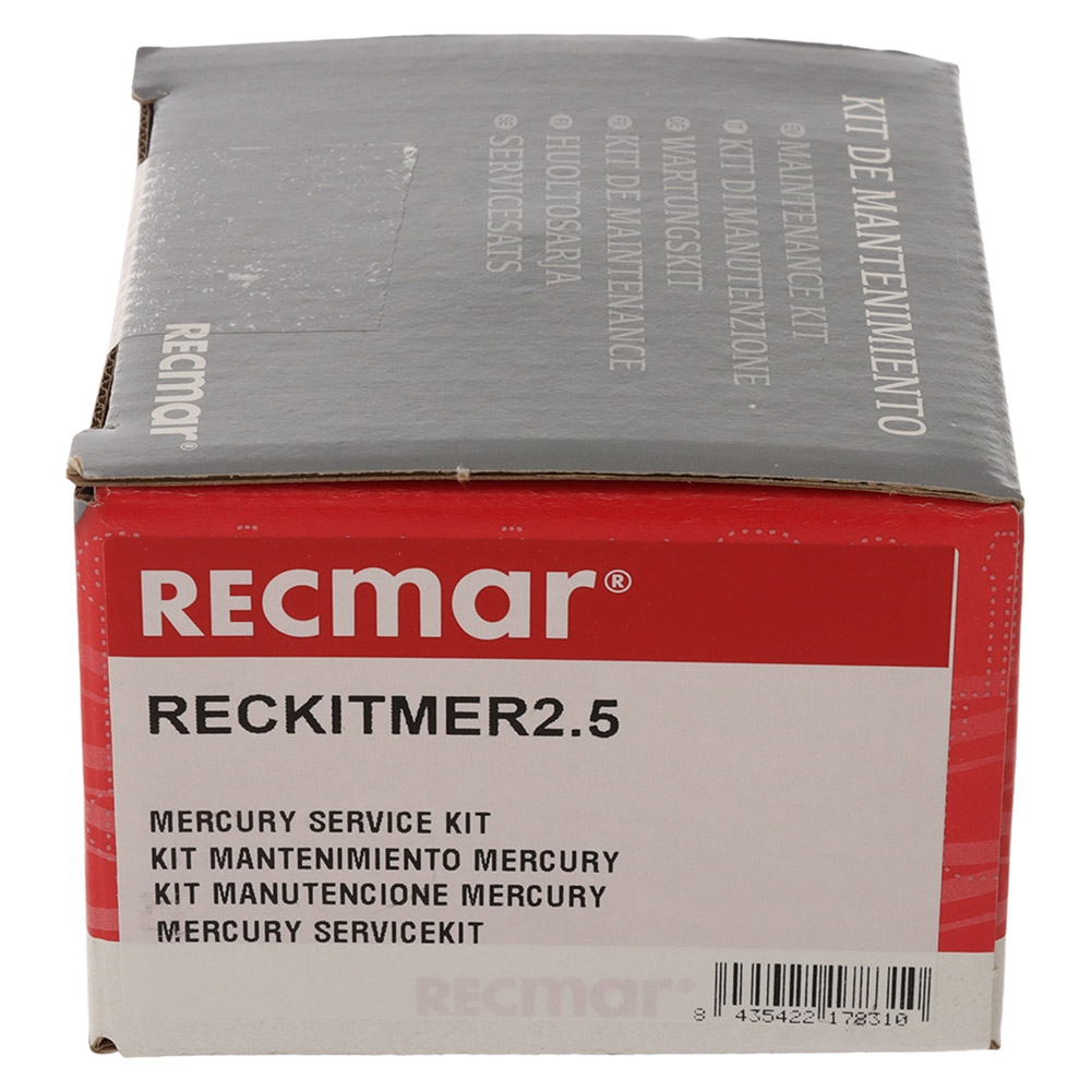 Recmar Service Maintenance Kit for Mercury/Mariner 4-Stroke 2.5HP/3.5HP Outboard Engines