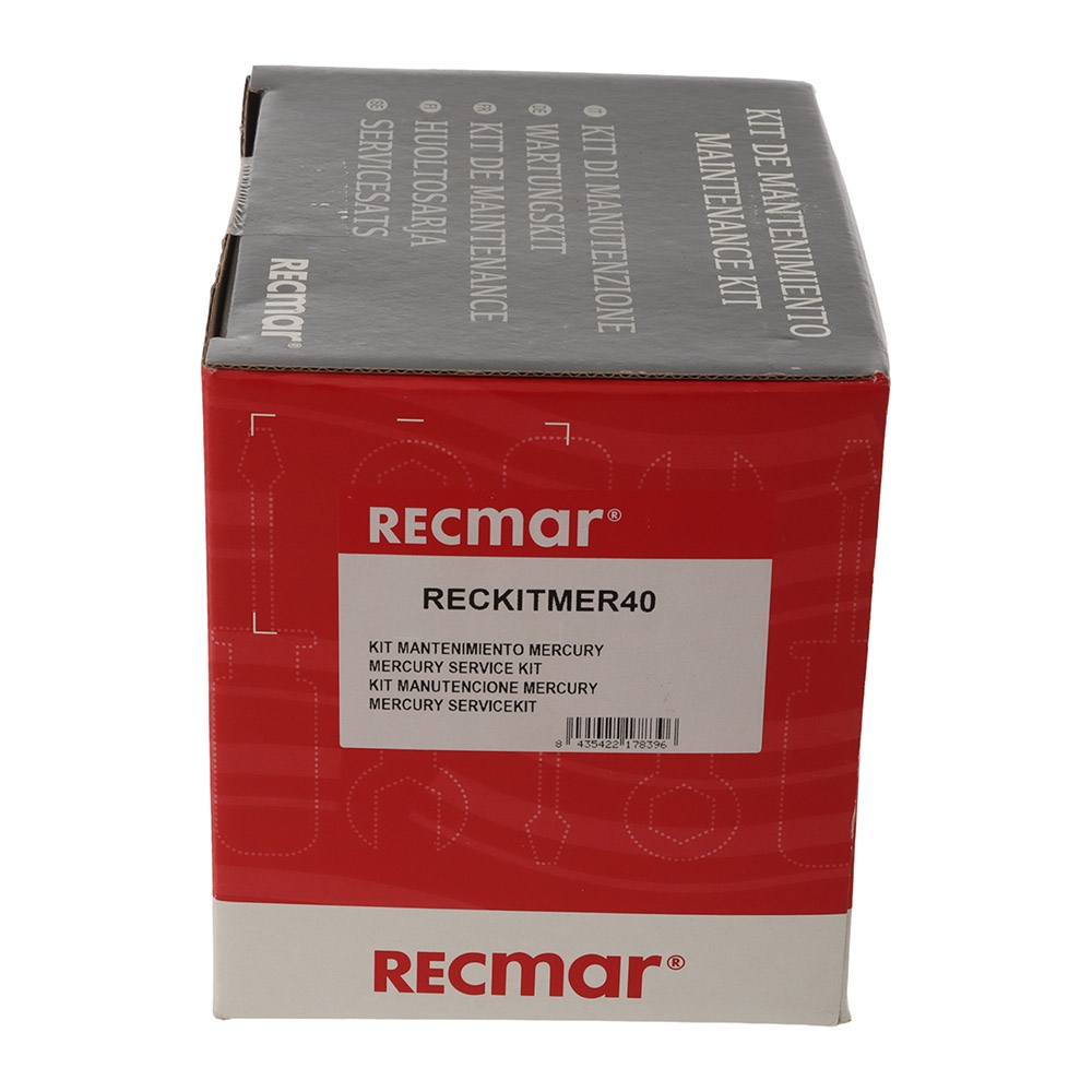 Recmar Service Maintenance Kit for Mercury/Mariner 4-Stroke 40HP EFI Outboard Engines