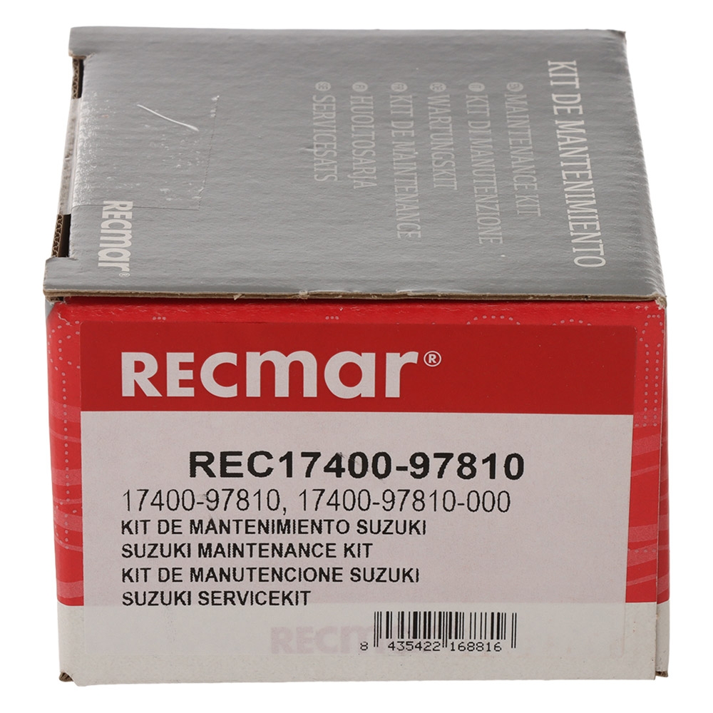 Recmar Service Maintenance Kit for Suzuki DF2/DF2.5 2012 Onwards Outboard Engines