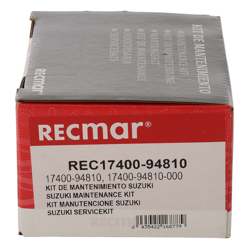 Recmar Service Maintenance Kit for Suzuki DF9.9/DF15 2011-2013 Outboard Engines