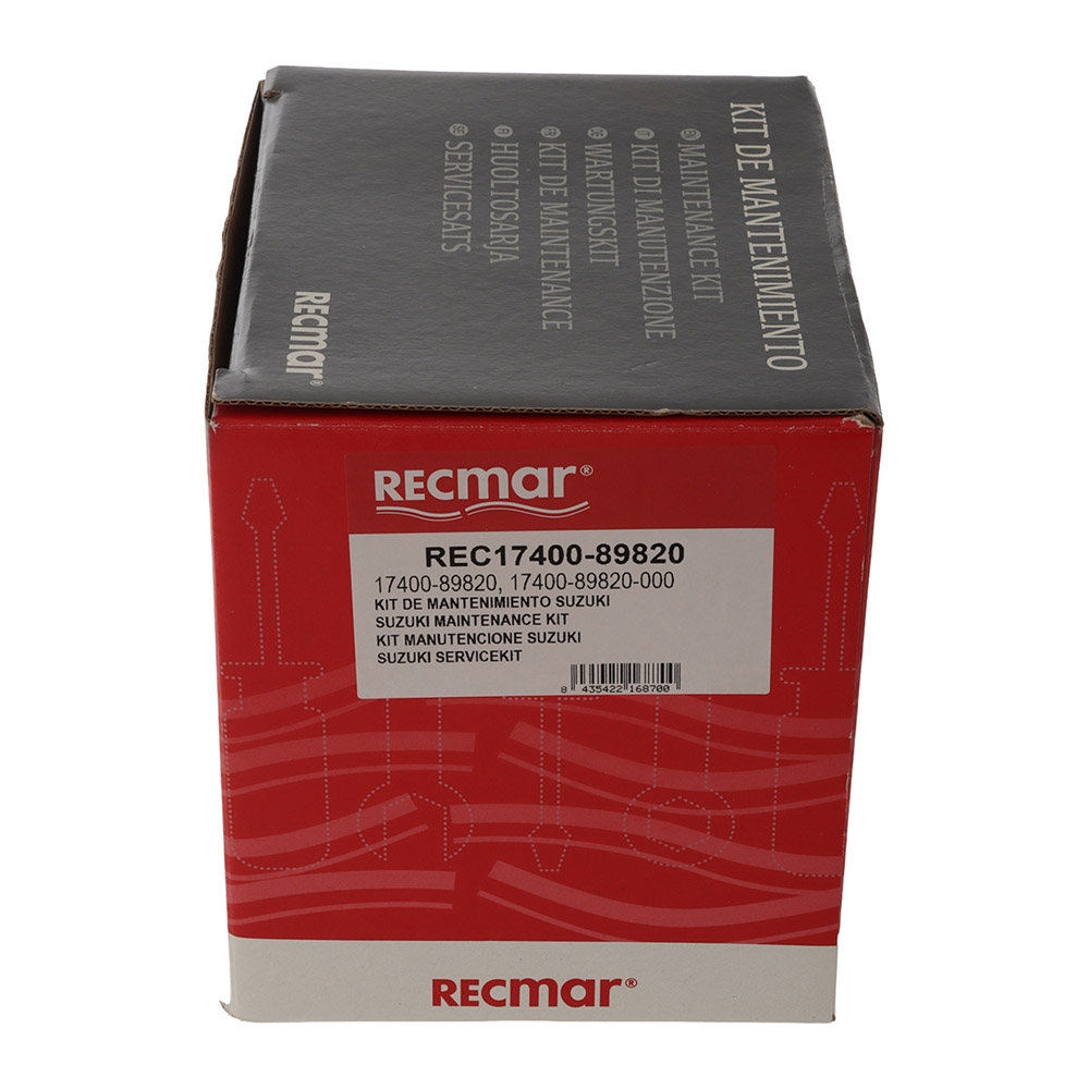 Recmar Service Maintenance Kit for Suzuki DF25/DF30 2001-2010 Outboard Engines