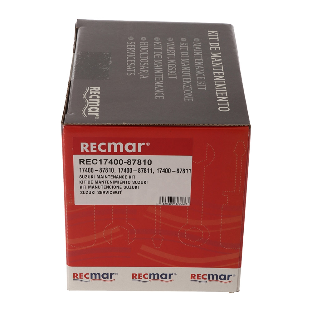 Recmar Service Maintenance Kit for Suzuki DF70A/75A/80A/DF90A 2009 Onwards Outboard Engines