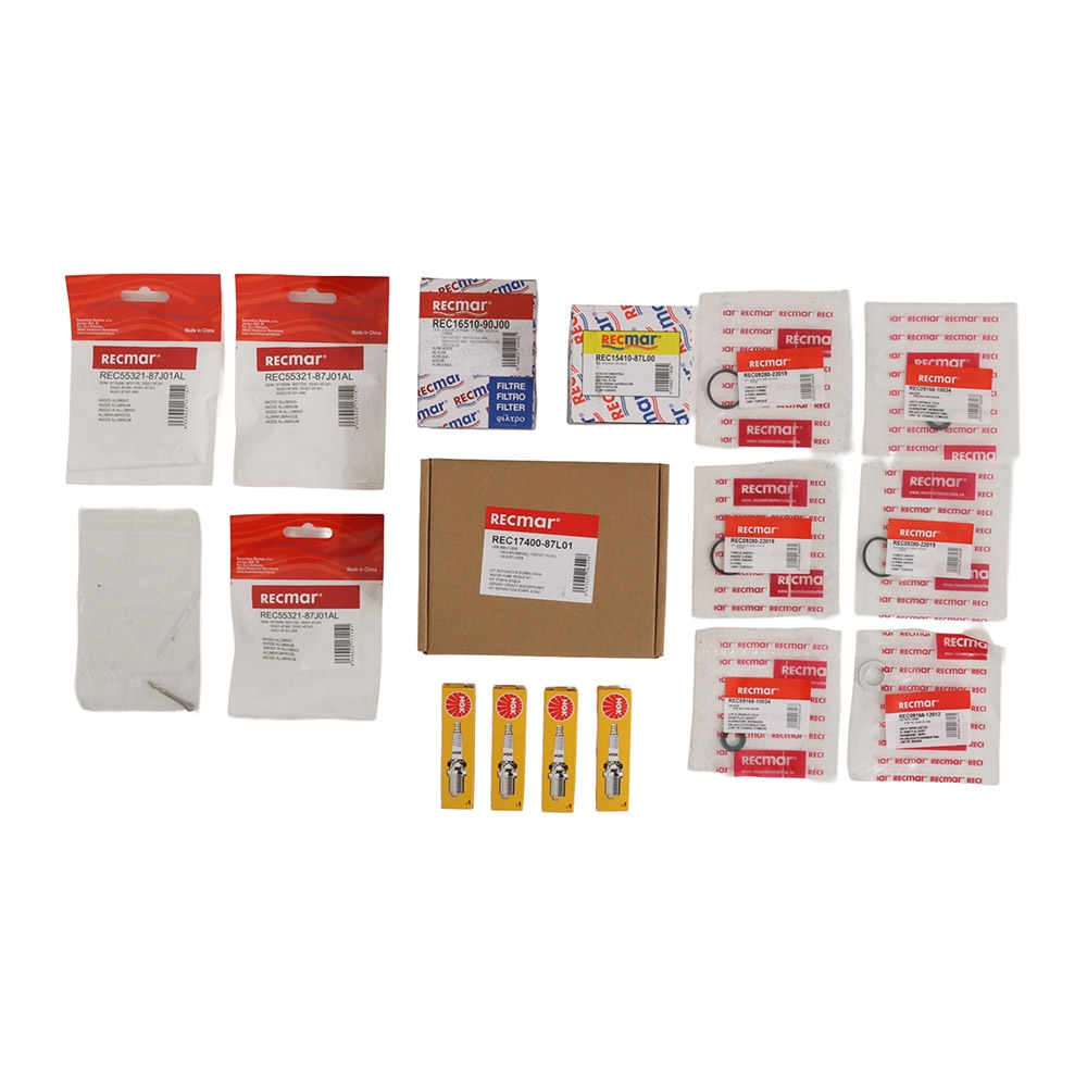 Recmar Service Maintenance Kit for Suzuki DF70A/75A/80A/DF90A 2009 Onwards Outboard Engines