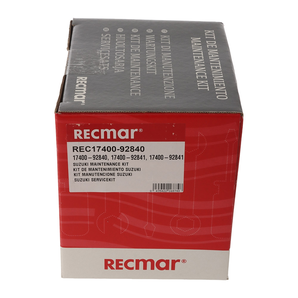 Recmar Service Maintenance Kit for Suzuki DF100/DF115 2010-2012 Outboard Engines