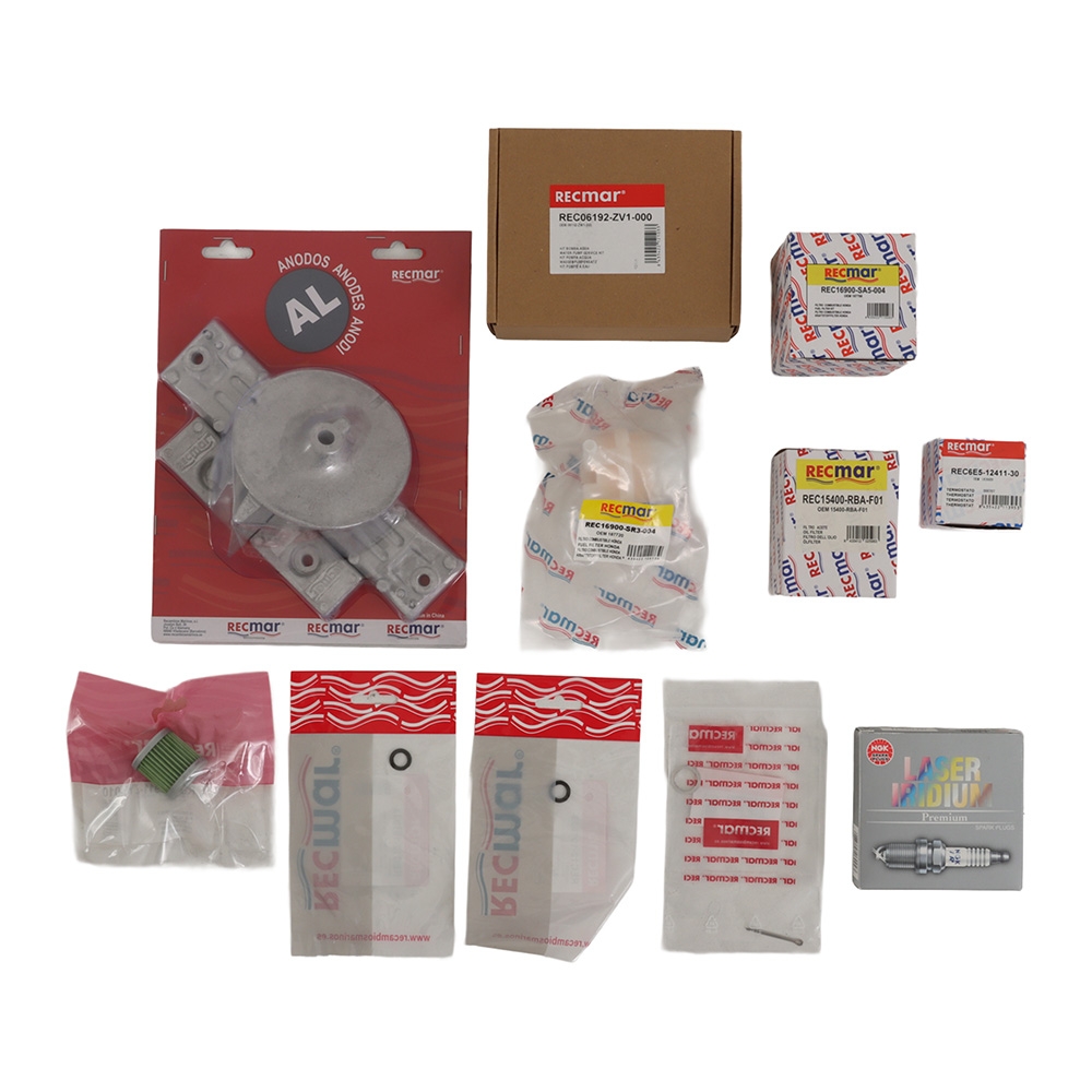 Recmar Service Maintenance Kit for Honda BF75D/BF90D Outboard Engines