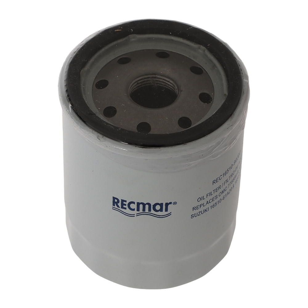 Recmar 16510-90J00 Oil Filter for Suzuki DF115A/DF140A and Johnson Evinrude 90-115HP Outboard Engines
