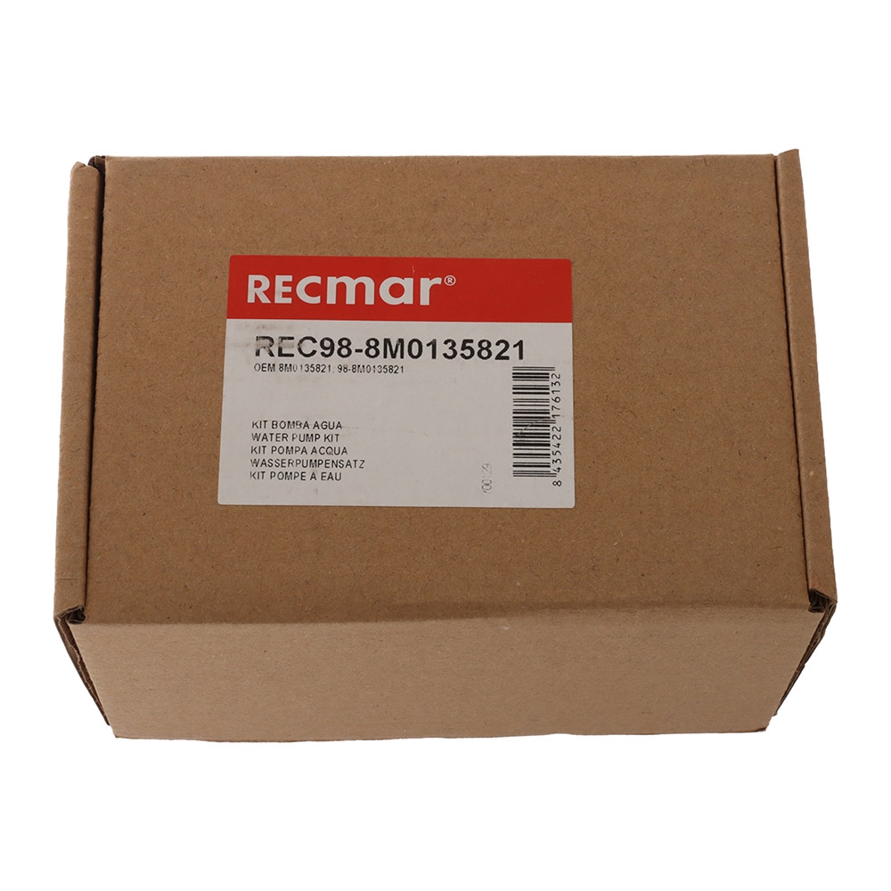 Recmar 98-8M0135821 Water Pump Repair Kit for Mercury EFI Outboards