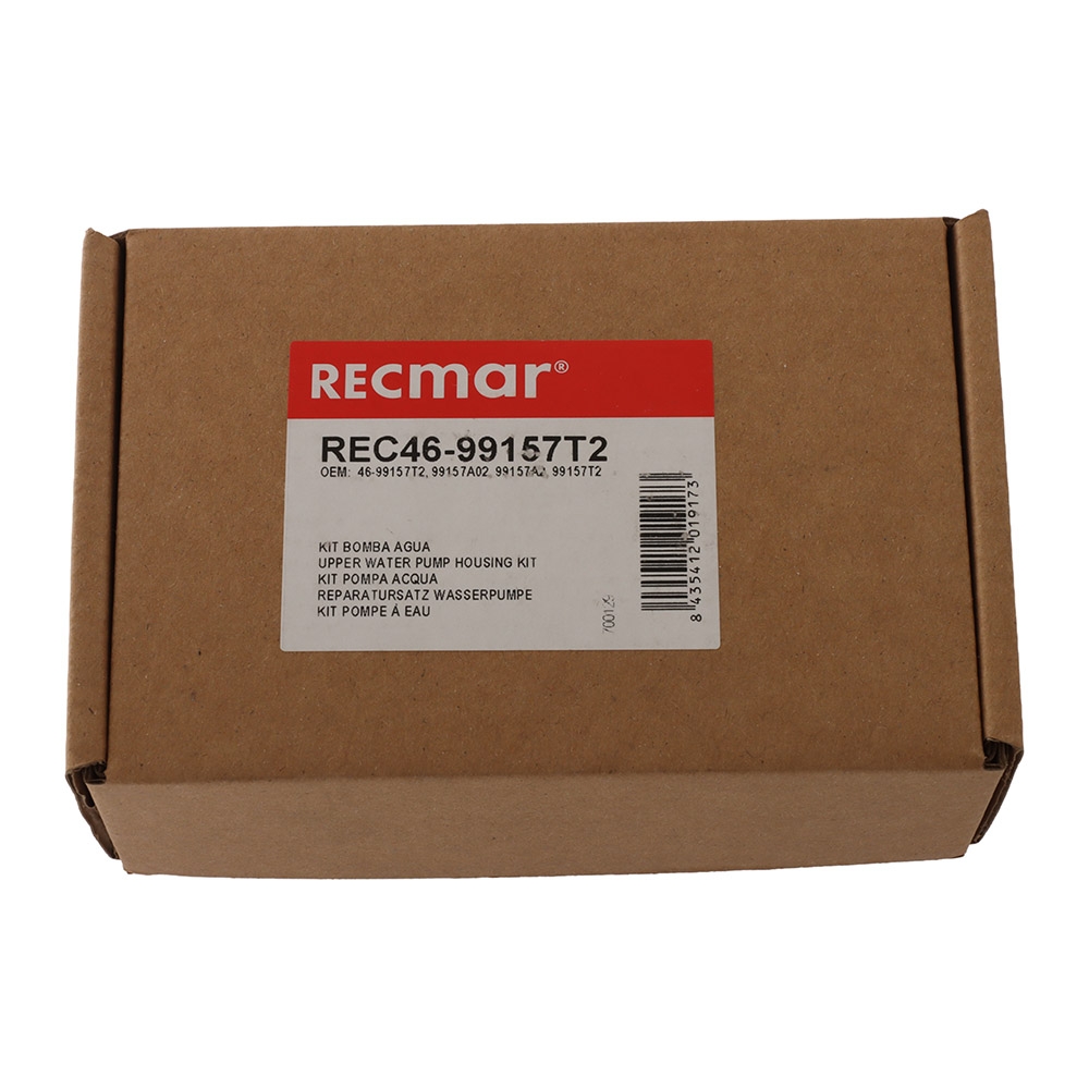 Recmar 46-99157T2 Water Pump Upper Repair Kit with Housing for Mercury/Mariner Outboards
