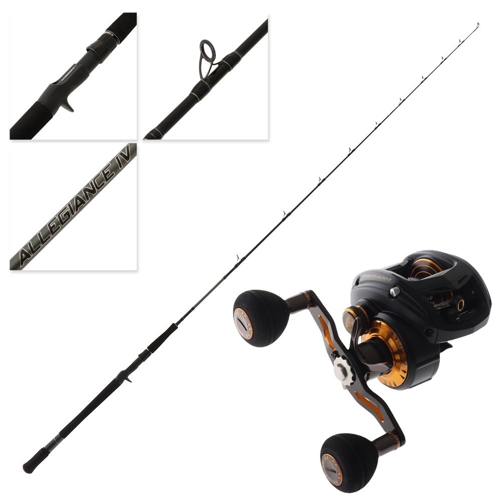 PENN Fathom 400 Allegiance IV 631M Inshore OH Slow Jigging Combo 6ft 3in 80-180g 1pc