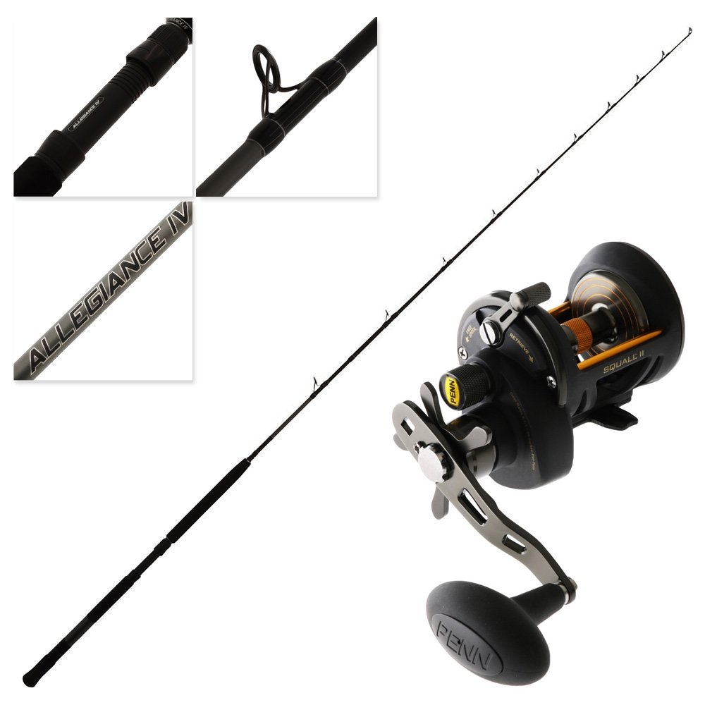 PENN Squall II 15 Allegiance IV 702M Inshore OH Boat Combo 7ft 6-10kg 2pc