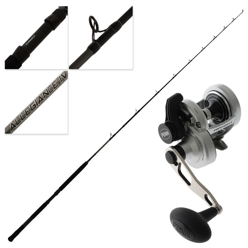 PENN Fathom II 15 Allegiance IV 702M Inshore OH Boat Combo 7ft 6-10kg 2pc