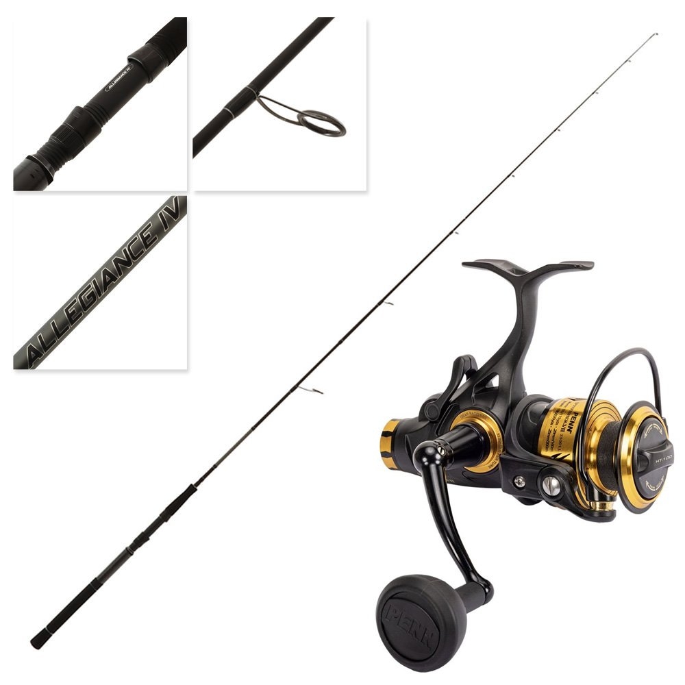 PENN Spinfisher VII 2500LL Allegiance IV Inshore Spin Combo 7ft 2in 4-8kg 2pc