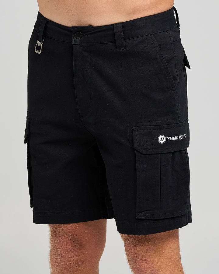 The Mad Hueys Snagged Mens Cargo Shorts