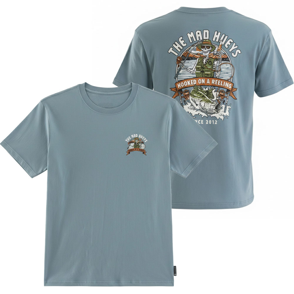 The Mad Hueys Hooked On A Reeling Mens T-Shirt