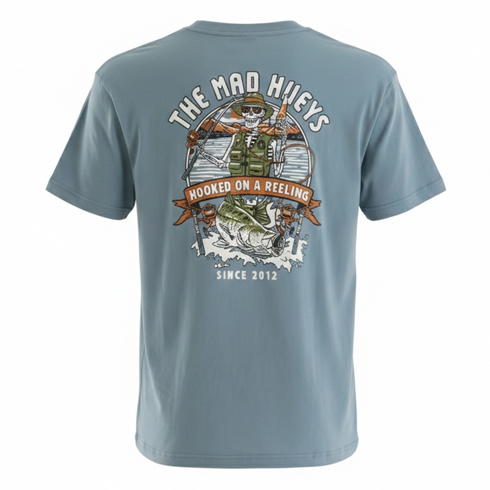 The Mad Hueys Hooked On A Reeling Mens T-Shirt
